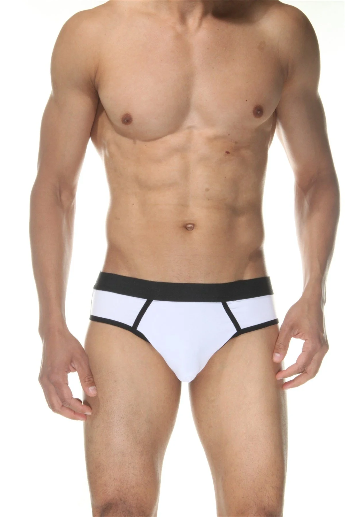 Beyaz Jockstrap Fantezi İç Giyim
