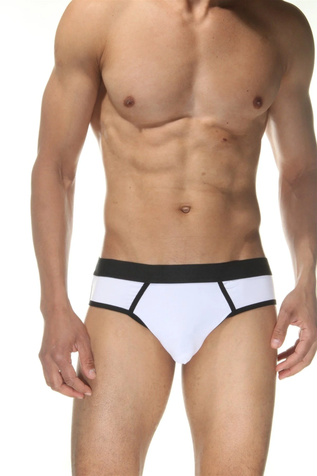 Beyaz Jockstrap Fantezi İç Giyim