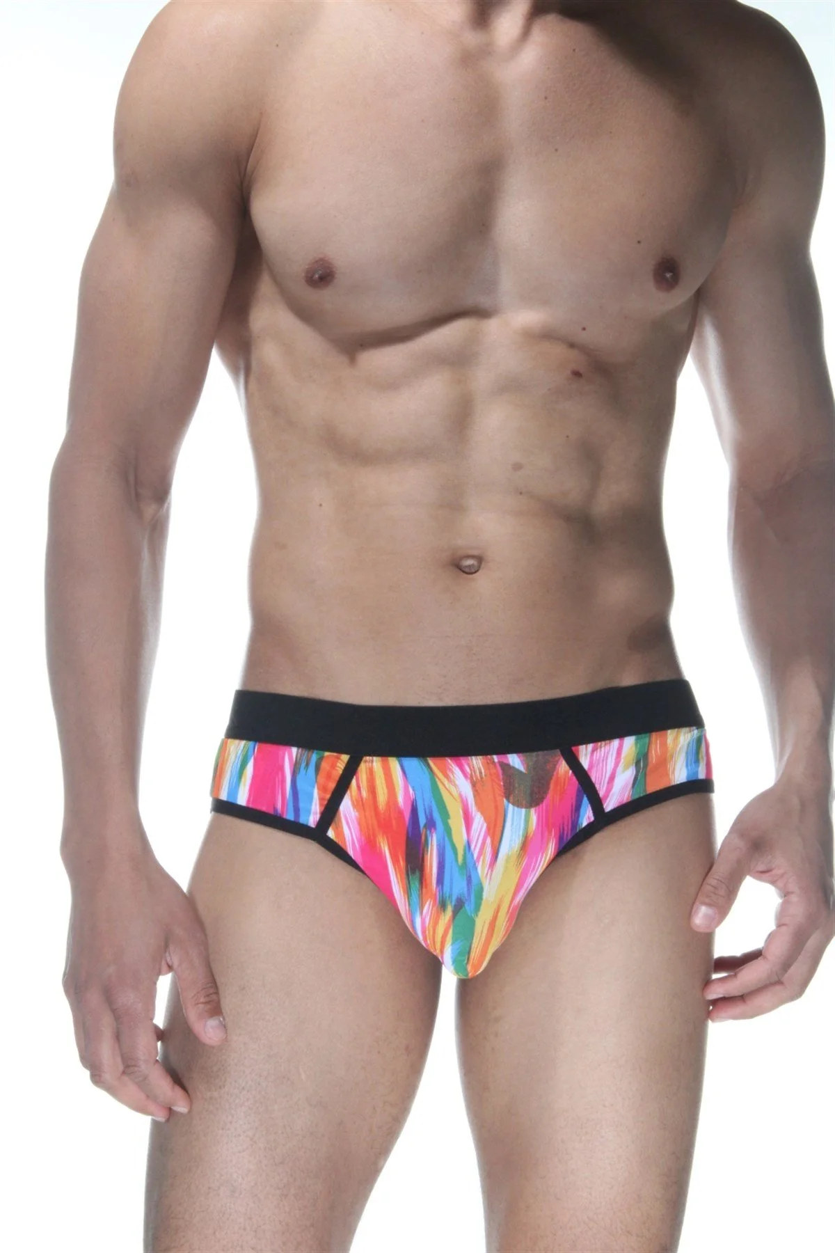 Renkli Jockstrap Fantezi İç Giyim