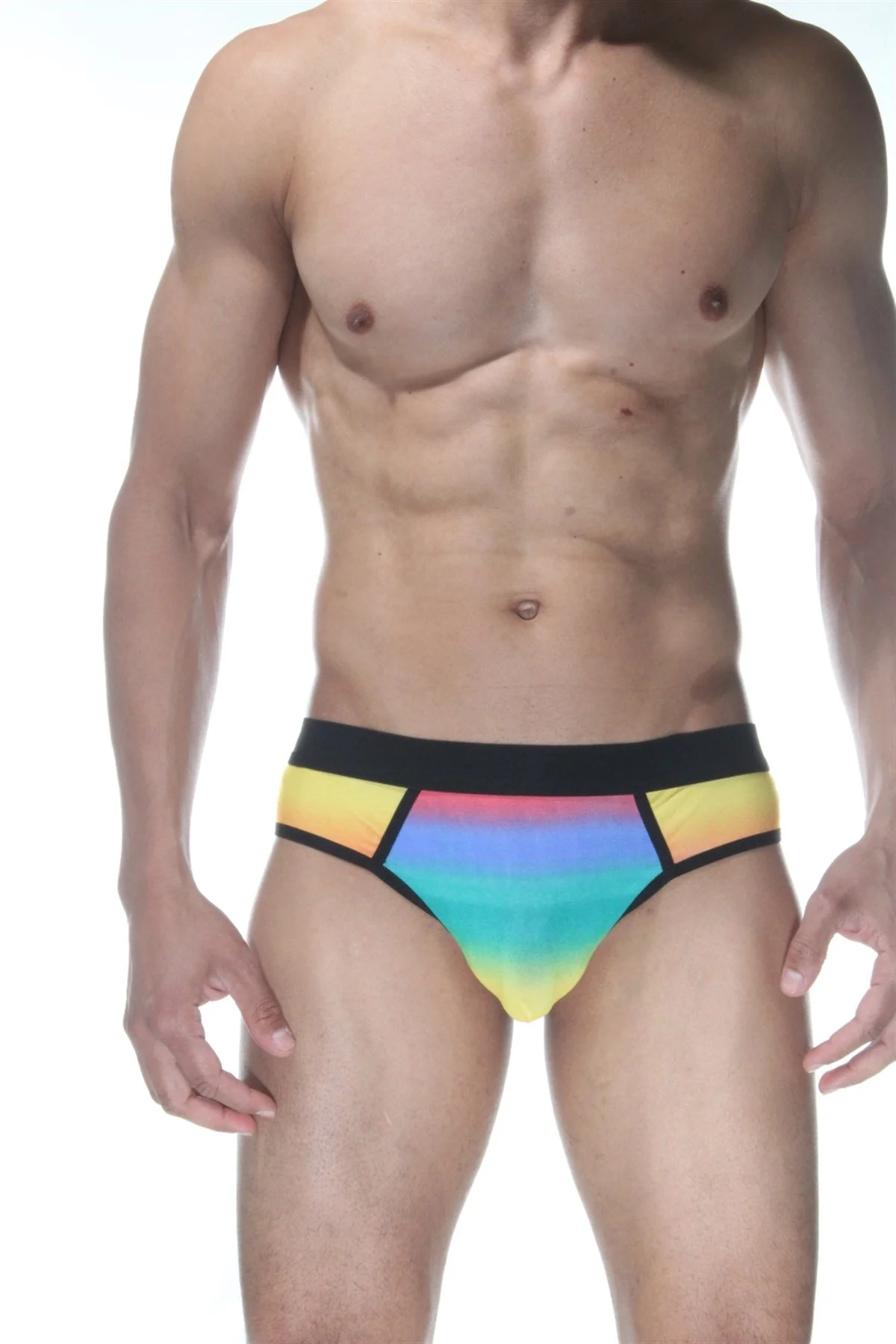 Gökkuşağı Jockstrap Fantezi İç Giyim