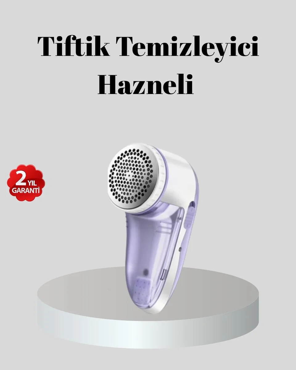 Şarjlı Tiftik Temizleyici – Çıkarılabilir Hazneli Anti-Statik Fırçalı USB Şarjlı