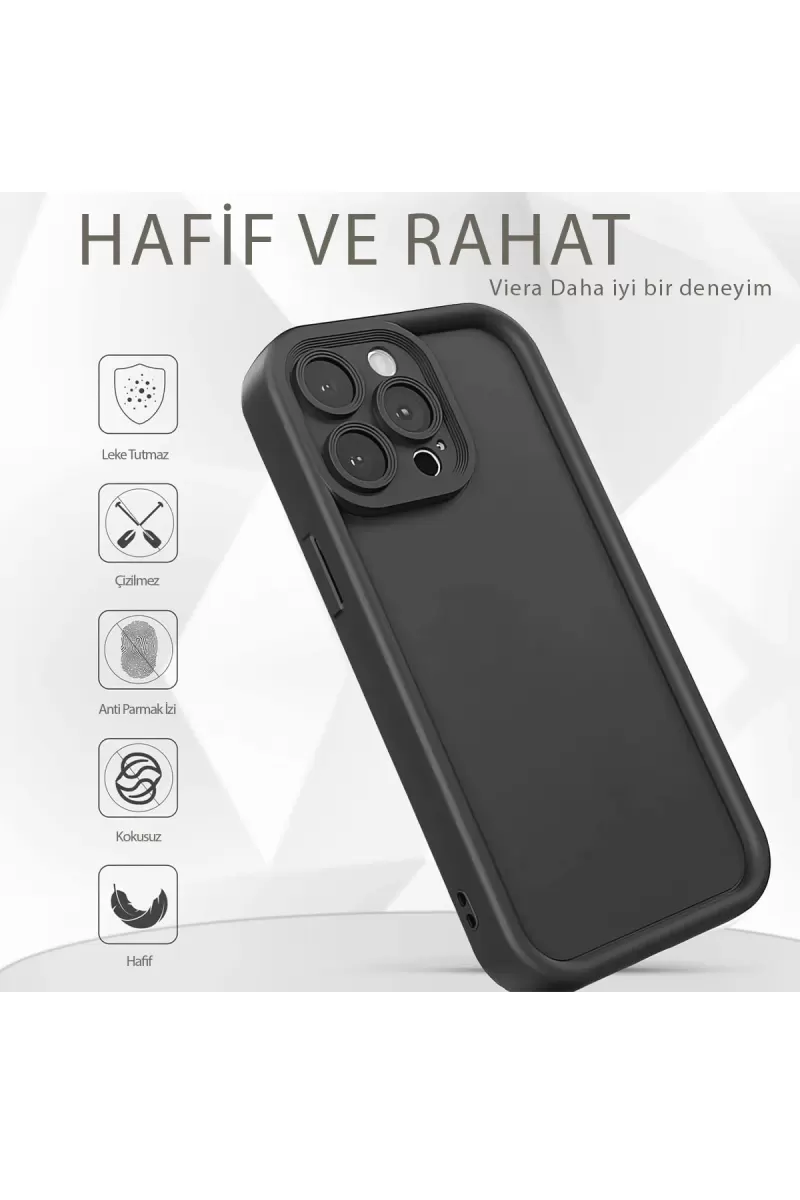 Newface Apple iPhone 11 Kılıf Viera Silikon - Krem