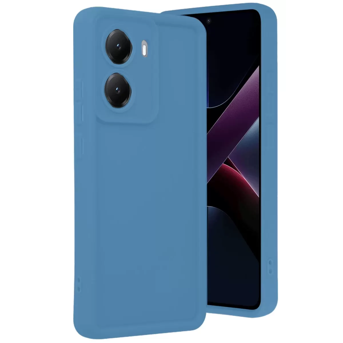 Newface Xiaomi Poco X7 Pro Viera Silikon - Mavi