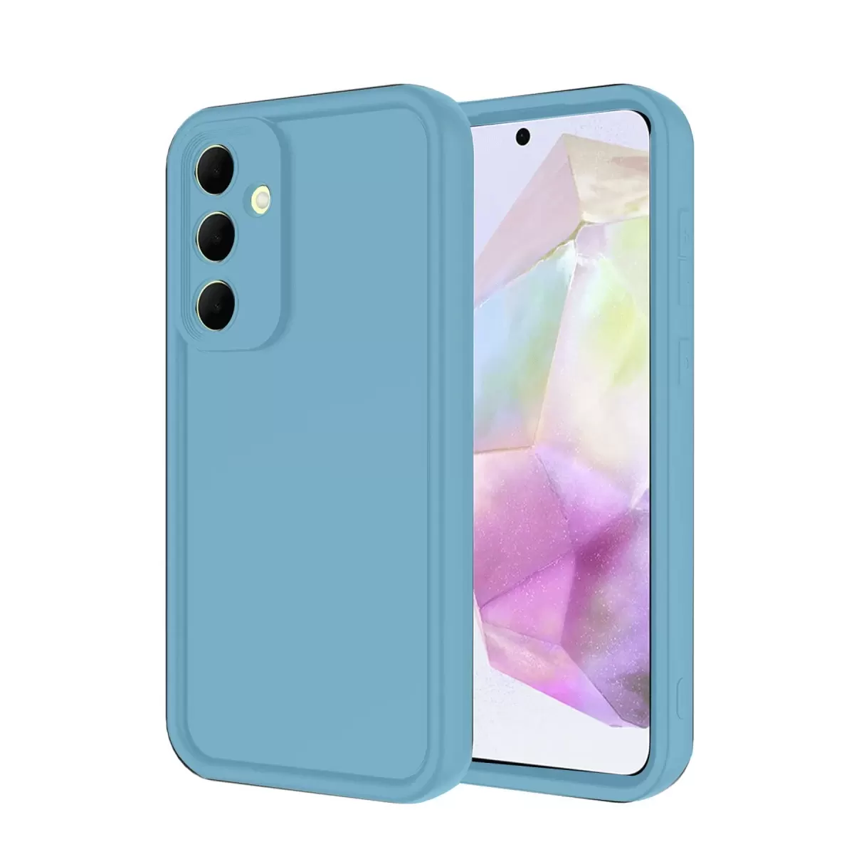 Newface Samsung Galaxy A26 Kılıf Viera Silikon - Mavi