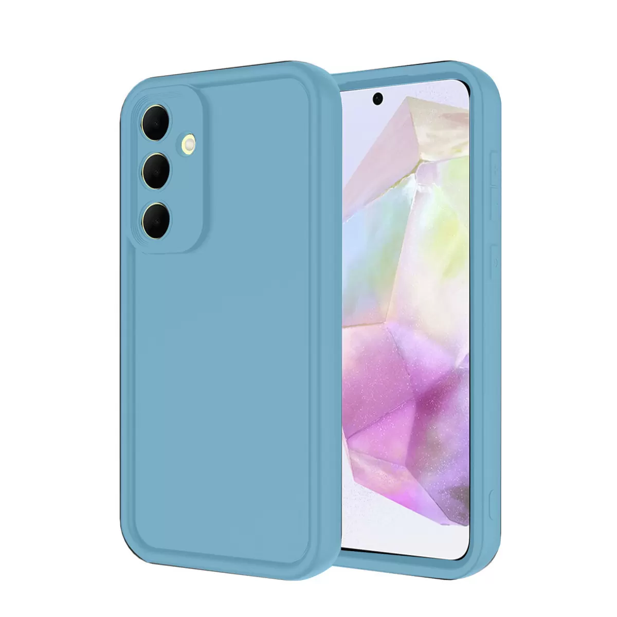 Newface Samsung Galaxy A26 Kılıf Viera Silikon - Mavi