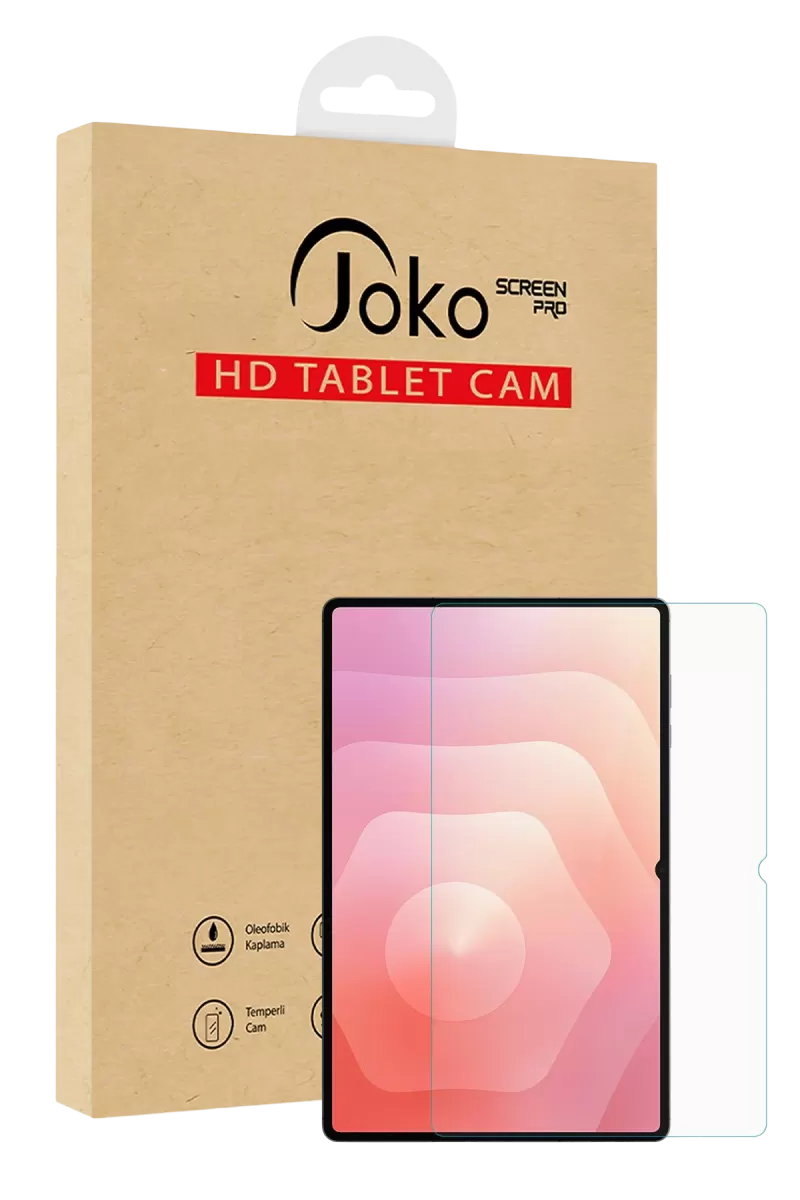 Joko Samsung Galaxy Tab S10 FE Plus 13.1 2in1 HD Tablet Cam Ekran Koruyucu - Şeffaf