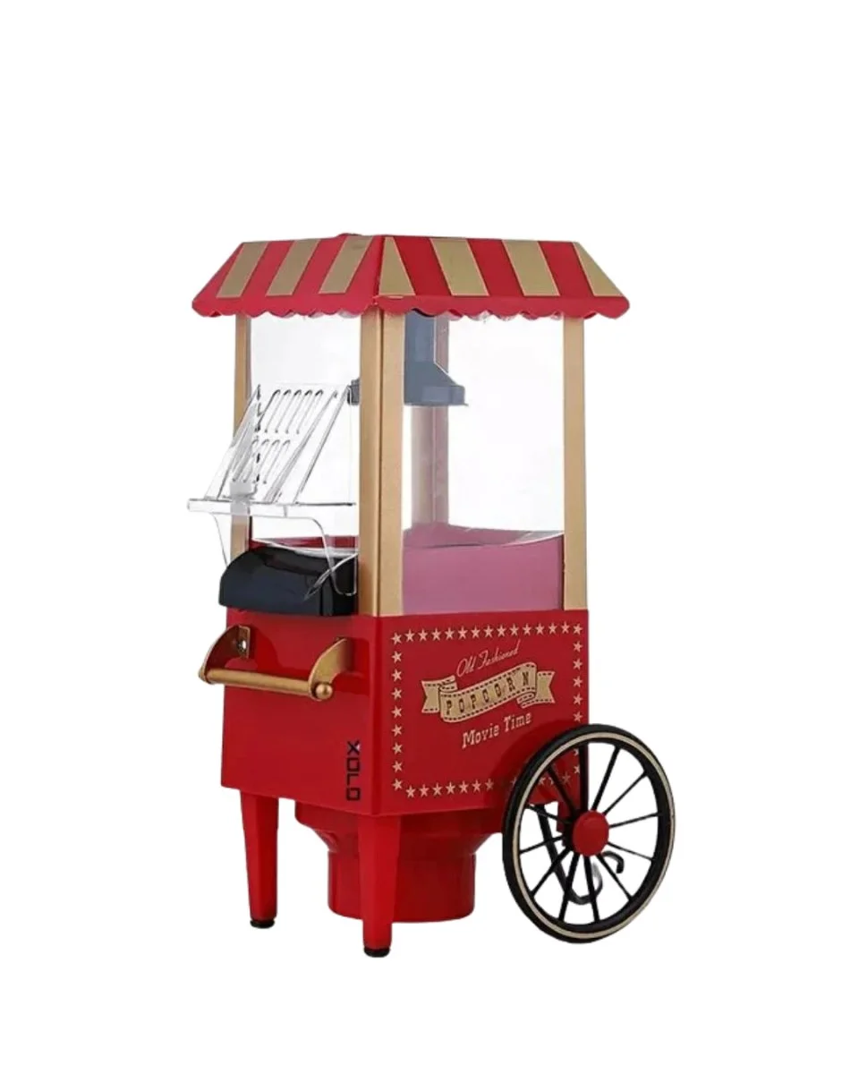 5 Dakikada Popcorn Hazırlayan Yağsız Patlatma Makinesi