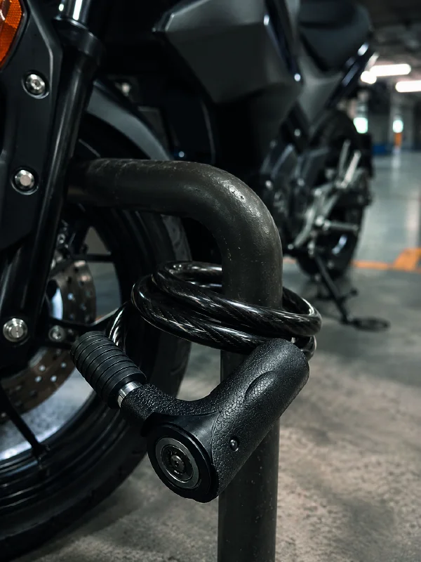 24 mm Kalın Çelik Halat ile Motosiklet ve Bisikletiniz İçin Güçlü Güvenlik