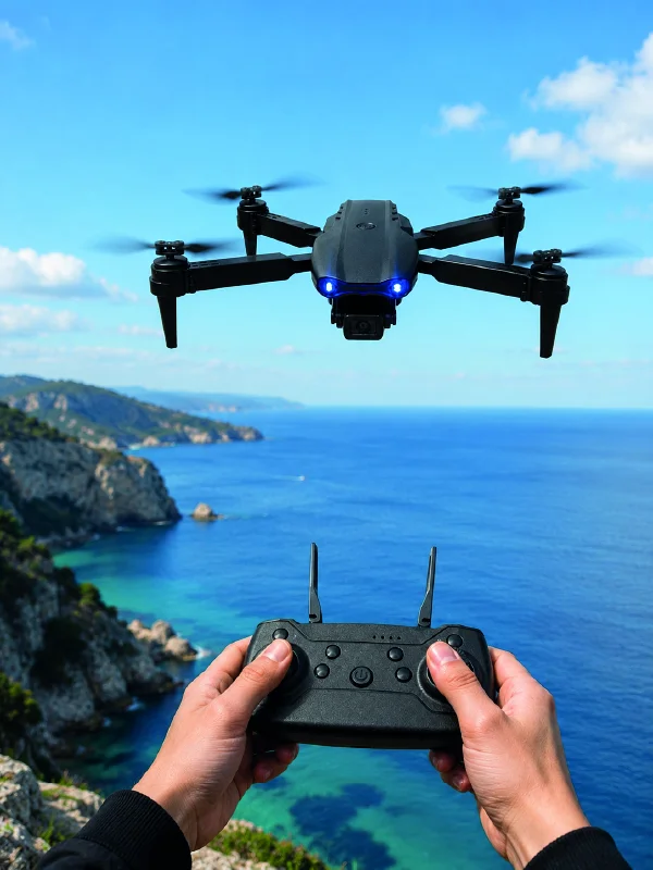 E99 Pro 4K HD Kameralı Katlanabilir Drone APP Kontrollü Uzaktan Kumandalı Mini Drone