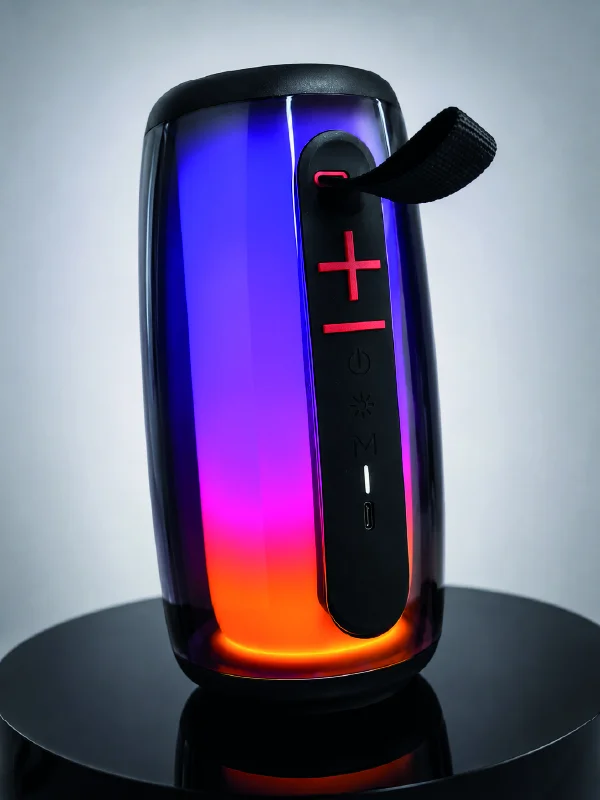 RGB Işıklı Bluetooth Hoparlör Güçlü Ses Type-C Şarjlı Taşınabilir Kablosuz Speaker