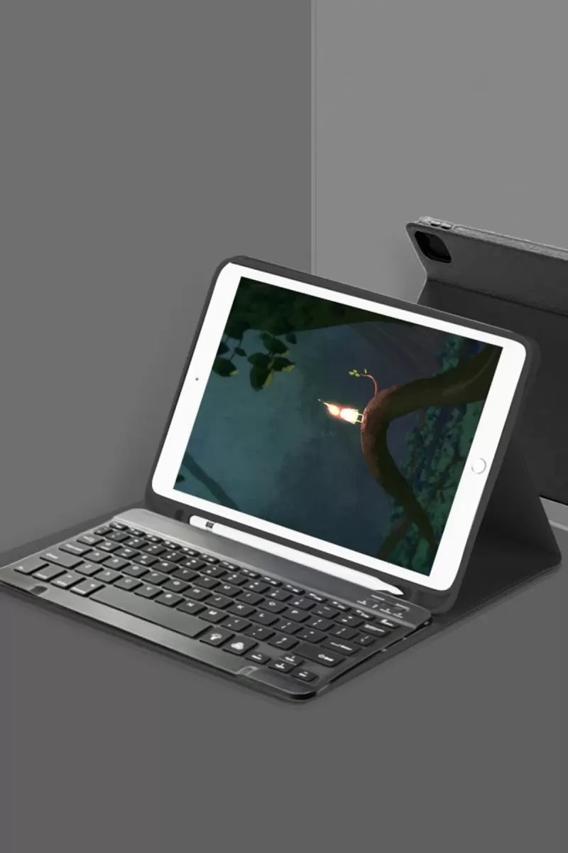 Newface Huawei MatePad SE 11 Kılıf KC01 Smart Klavyeli Tablet Kılıfı - Siyah