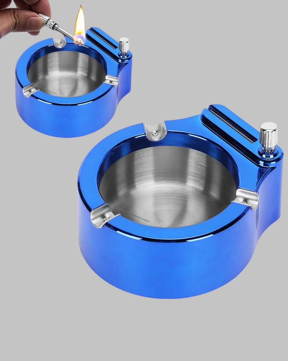 Dekoratif Çakmaklı Küllük Kolay Temizlenebilir Metal Yeni Nesil