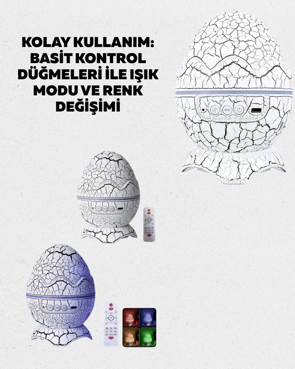 Bluetooth Hoparlör Özellikli 7 Renkli Gece Aydınlatması Yeni Nesil