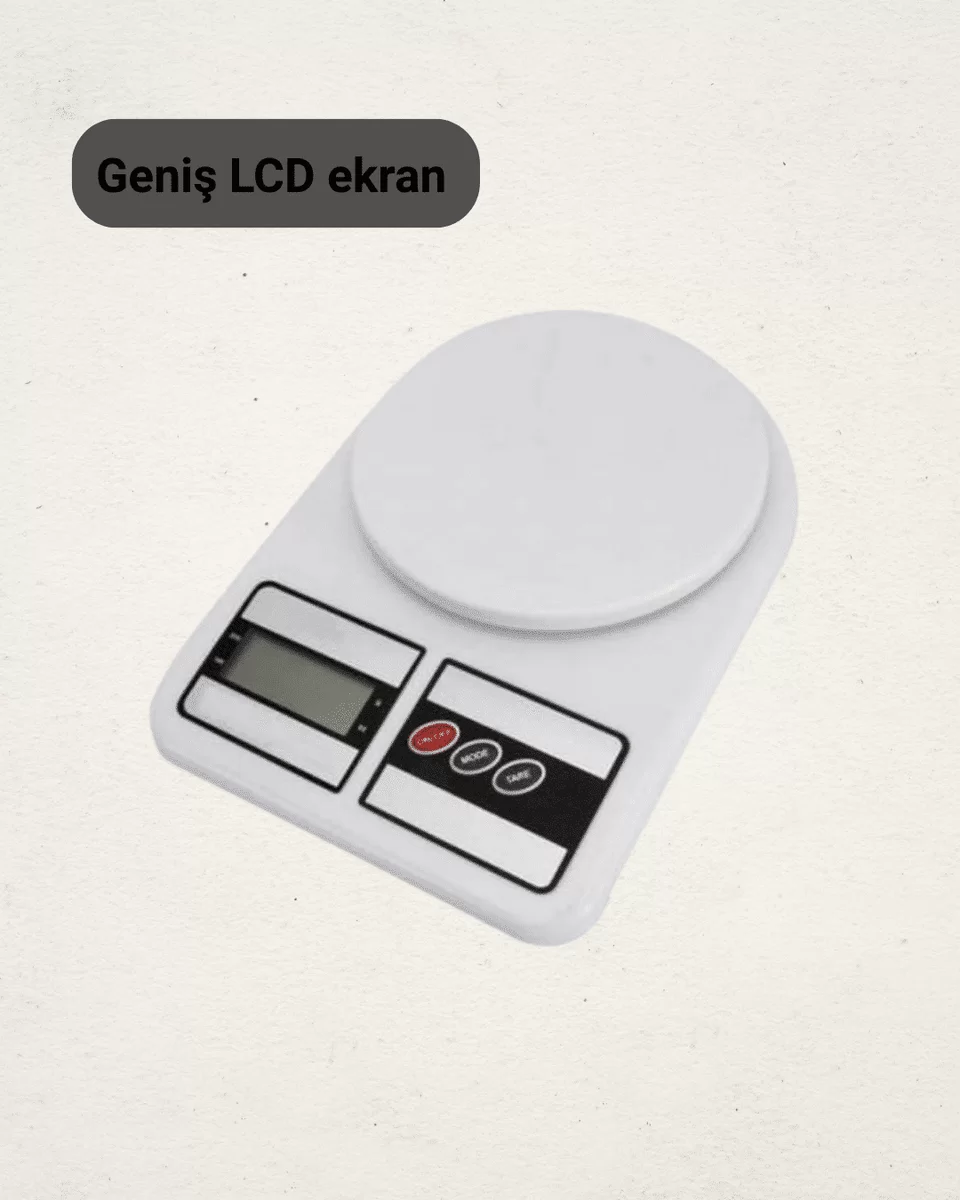 Hassas Ölçüm İçin Dijital Mutfak Tartısı – 10 Kg Kapasiteli Yeni Nesil