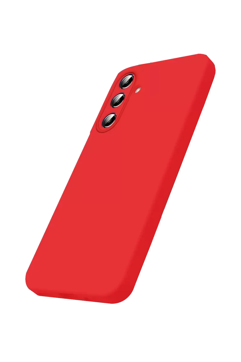 Newface Samsung Galaxy A27 5G Nano içi Kadife Silikon - Kırmızı