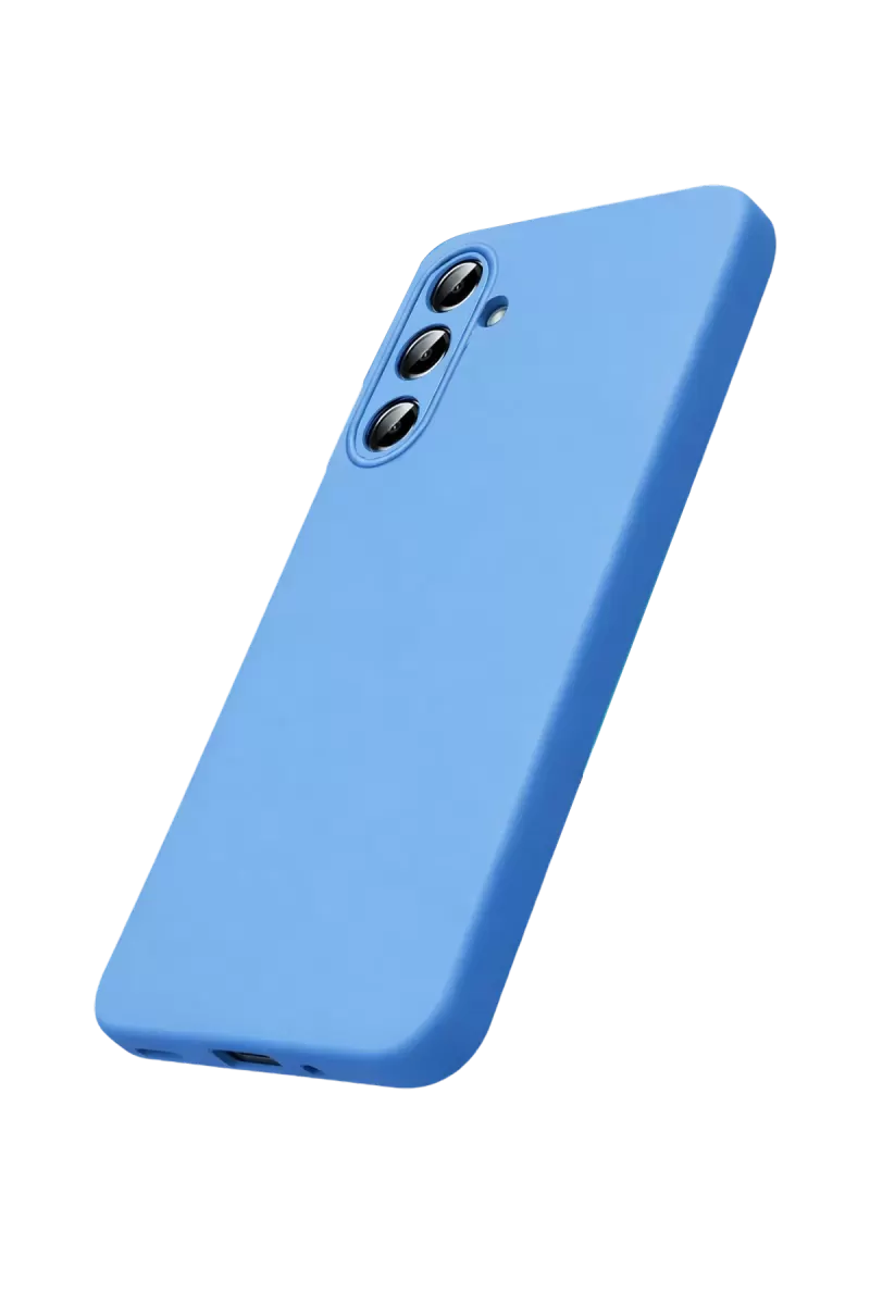Newface Samsung Galaxy A27 5G Nano içi Kadife Silikon - Mavi