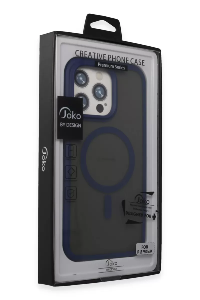 Joko Apple iPhone 15 Toras Airbag Magsafe Kapak - Lacivert