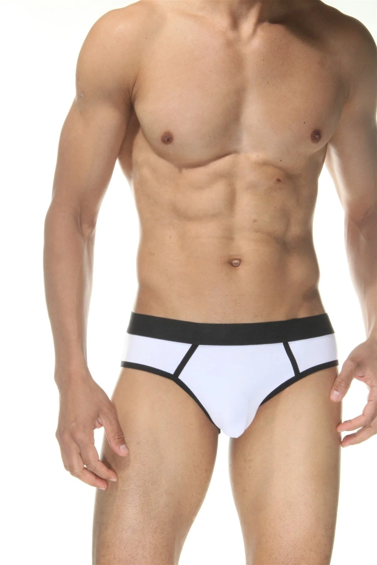 Beyaz Jockstrap Erkek  İç Giyim