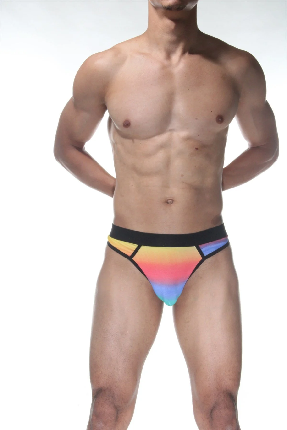 Gökkuşağı Erkek  Tanga Kulot