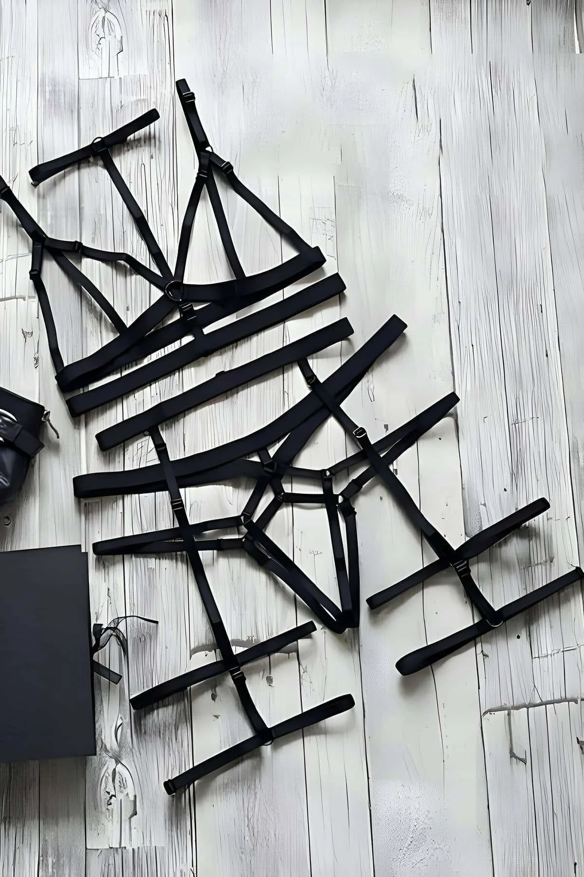 String - Sütyen Jartiyer Harness Takım - Brf142