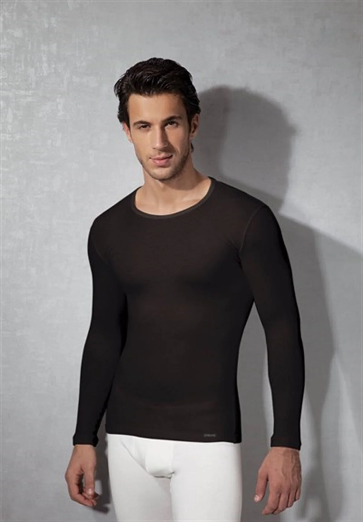 Doreanse Erkek  Yuvarlak Yaka Uzun Kol T Shirt 2965