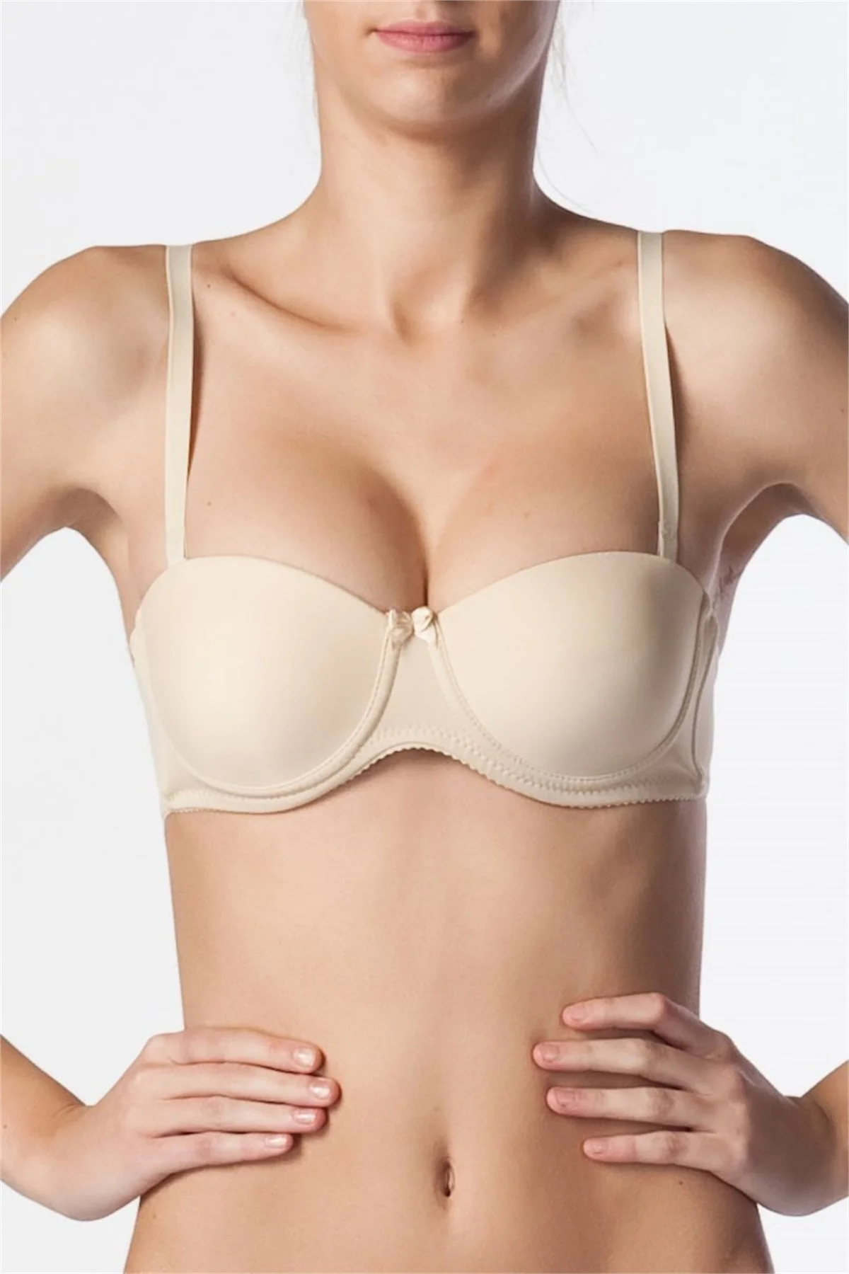 Nbb 3510 Mikrofiber Straplez Sütyen