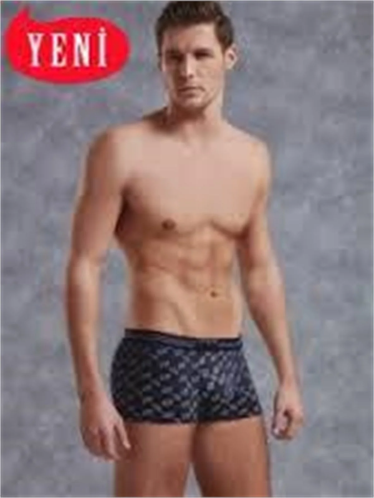 Doreanse Yansımalar Desenli Likralı Model Erkek  Boxer 1813