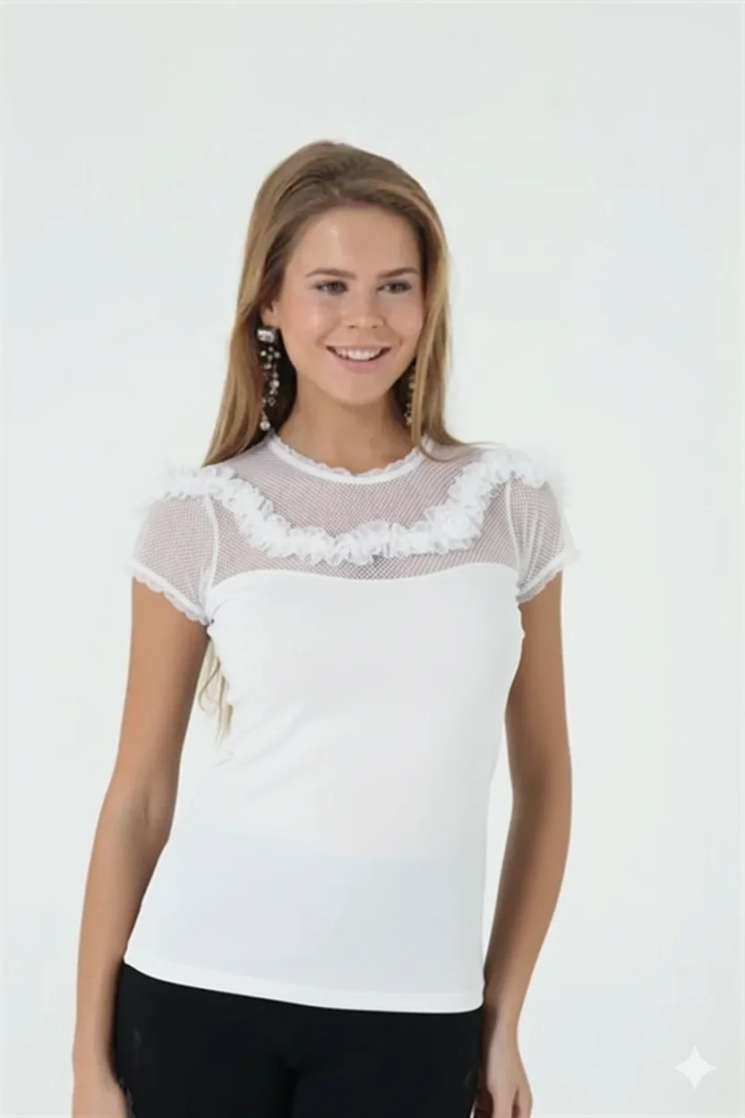 Şahinler Kadın İp Dantelli İp Askılı Atlet