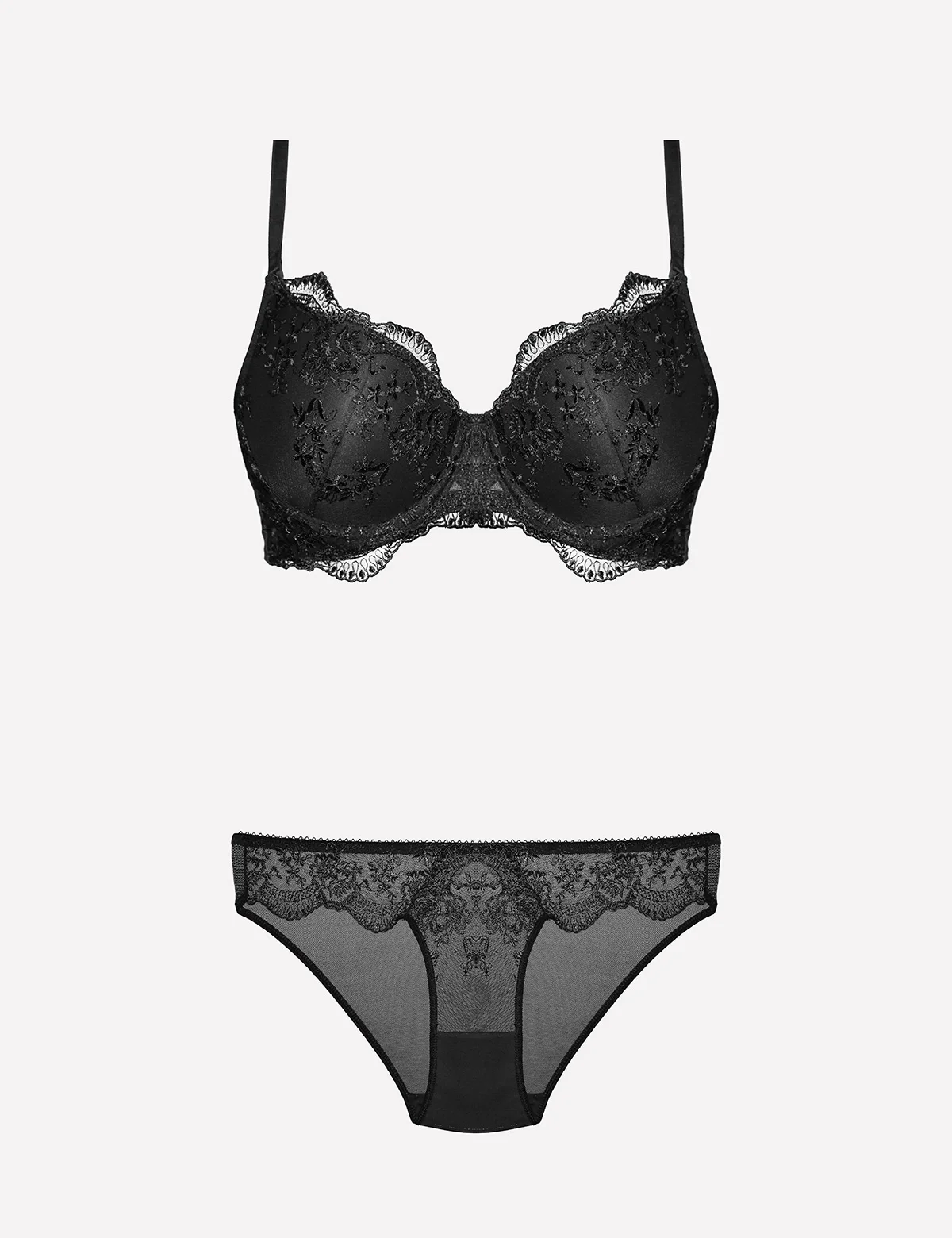 4385 Dantelli Sütyen Takımı