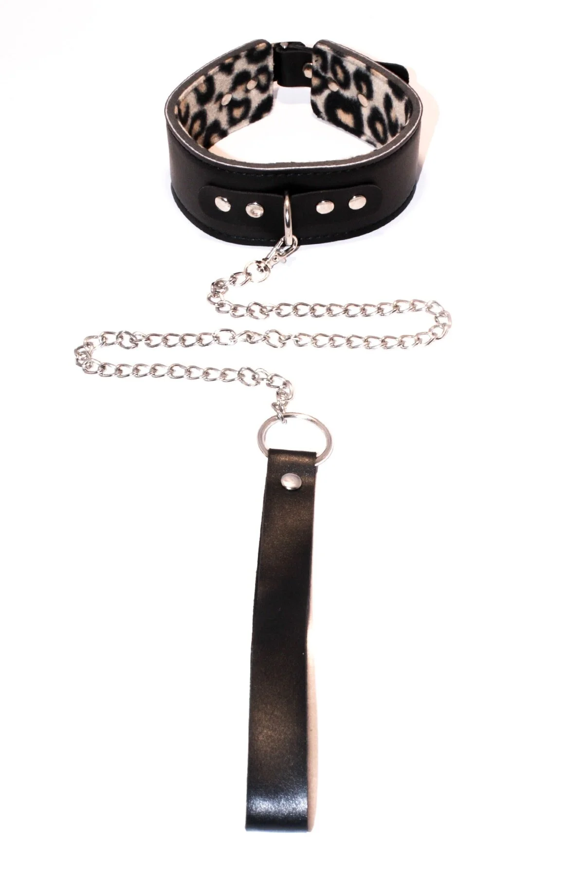 Leopar Desenli Fantezi Set