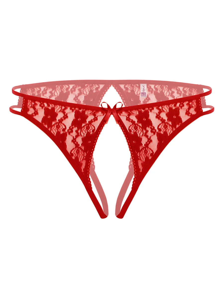 Dantelli Özel Bölgesi Açık Fantezi Külot