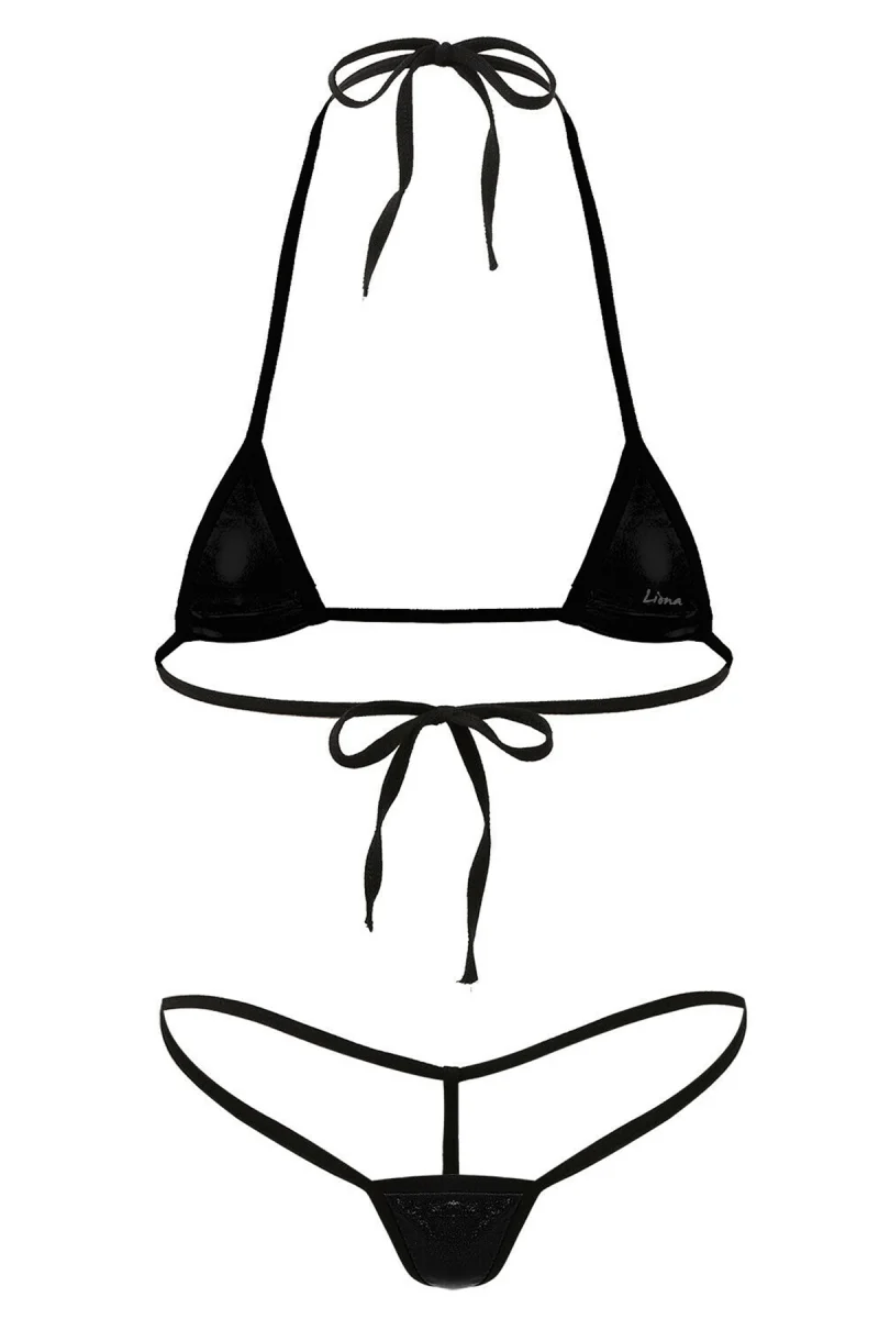 Kadın Fantazi İç Giyim Siyah Sütyen İç Çamaşırı Takımı