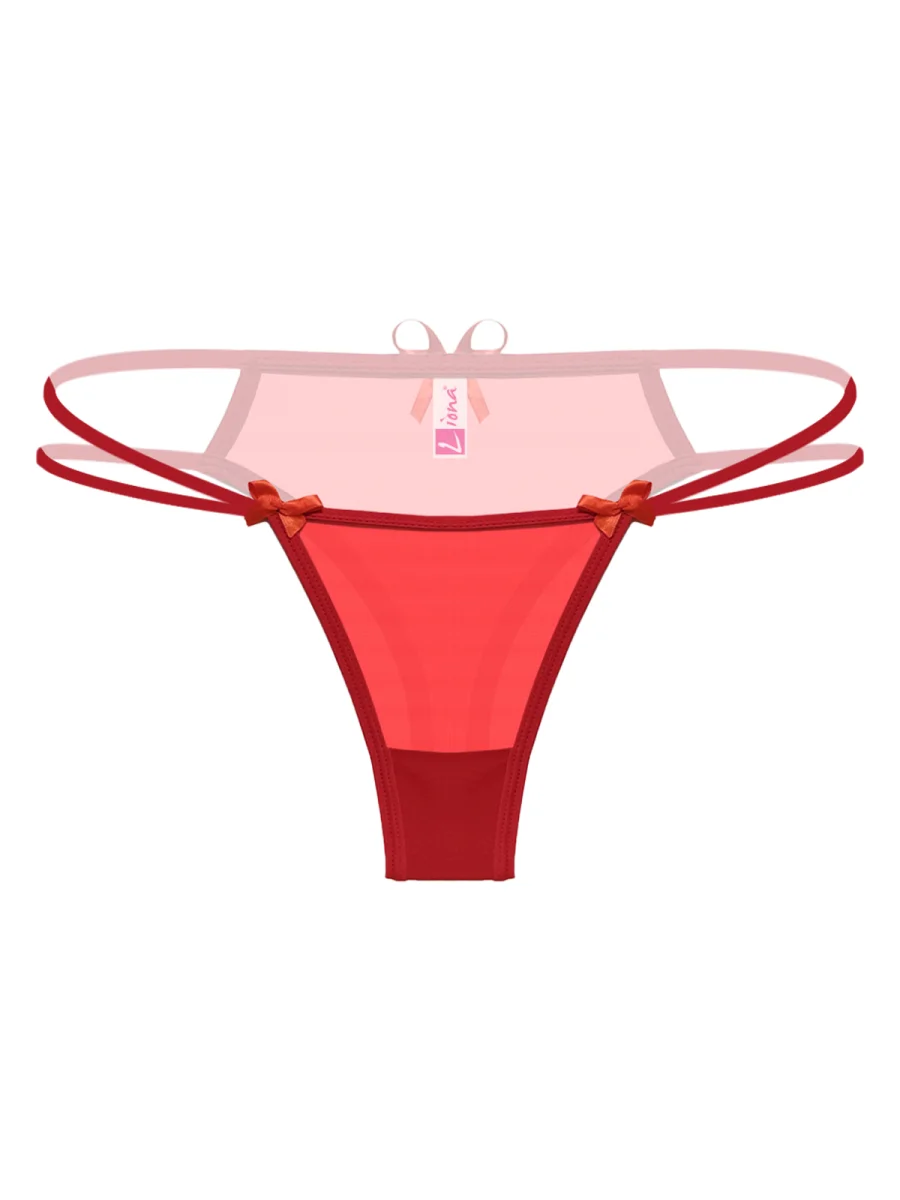 Kadın Fantezi Külot Kırmızı Renk