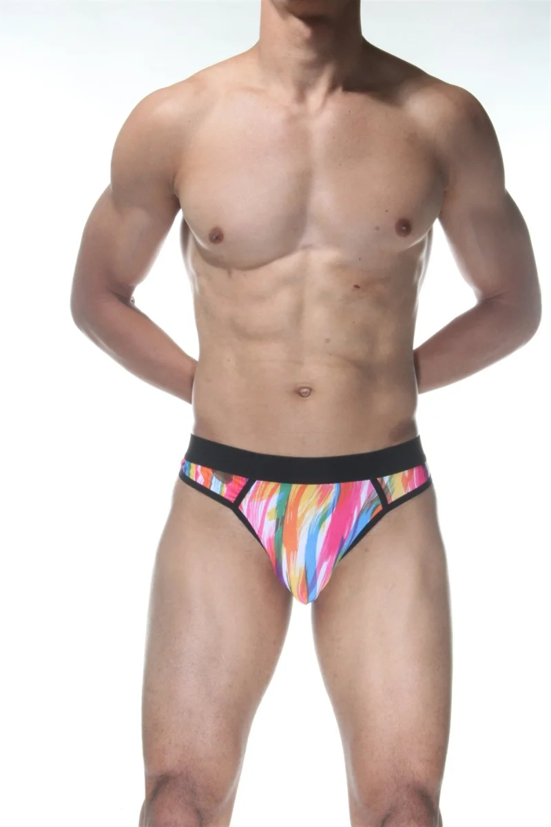 Renkli Erkek  Tanga Çamaşır