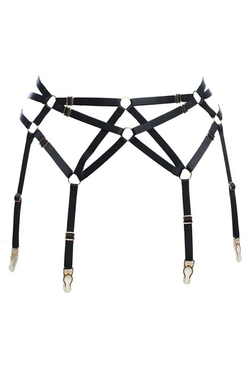 Çapraz Detaylı Şık Harness Jartiyer - Brf146