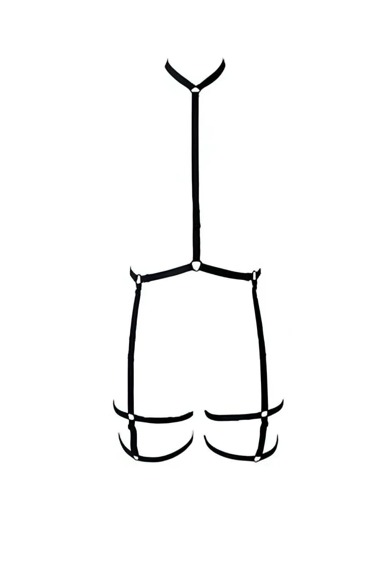 Bel - Boyun Ve Bacaktan Bağlamalı Harness Jartiyer - Brf150