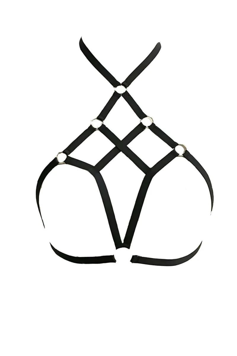 Göğüs Kafesli Seksi Harness