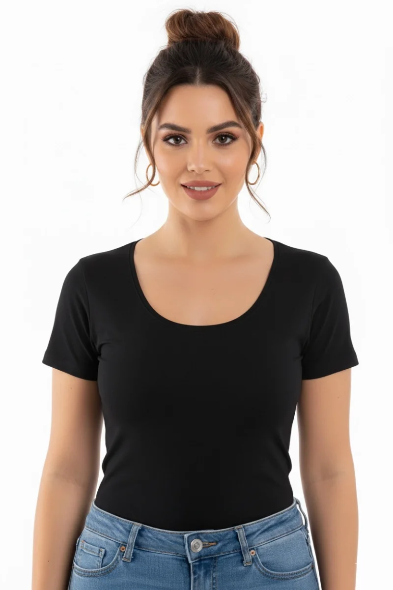 Dorya Açık Yaka Kısa Kol Atlet 1076