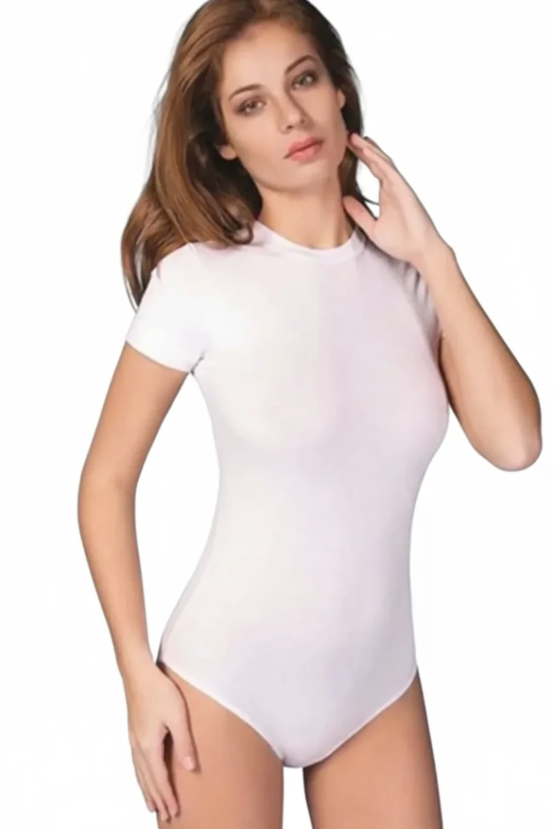 Berrak Bayan Bisiklet Yaka Kısa Kol Çıtçıtlı 8020