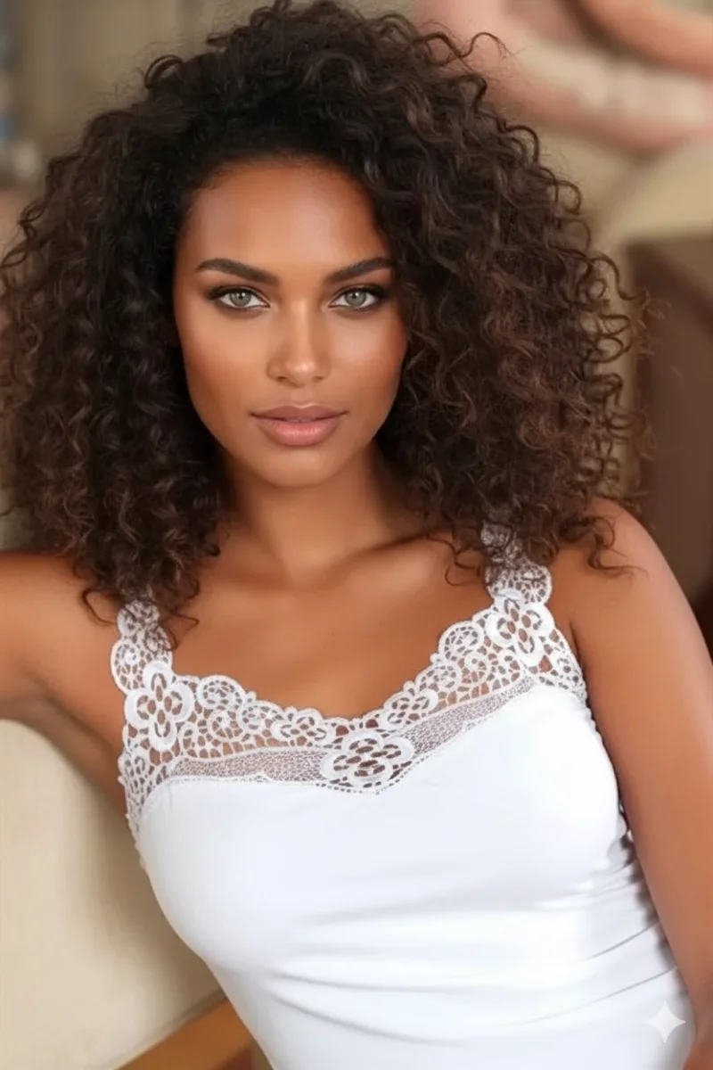 Yakası Ve Askıları Güpürlü Atlet B162