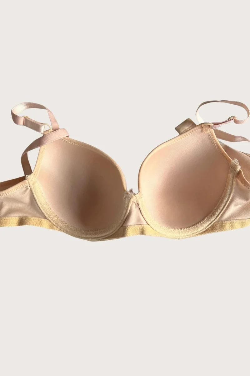 Ten-beyaz 2'li Mikro Kumaş İçi Boş Balenli Günlük Desteksiz Sütyen