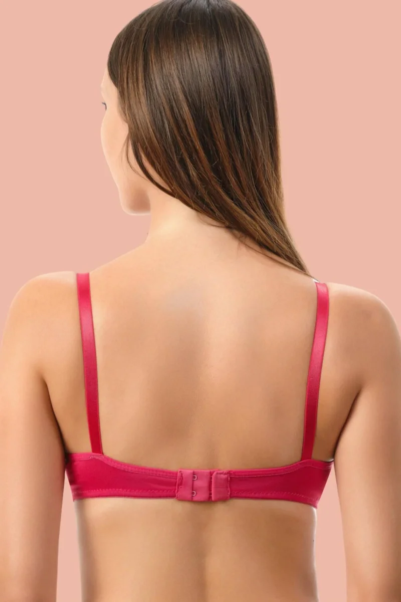 Kırmızı Dolgusuz Mikro Tek Sütyen