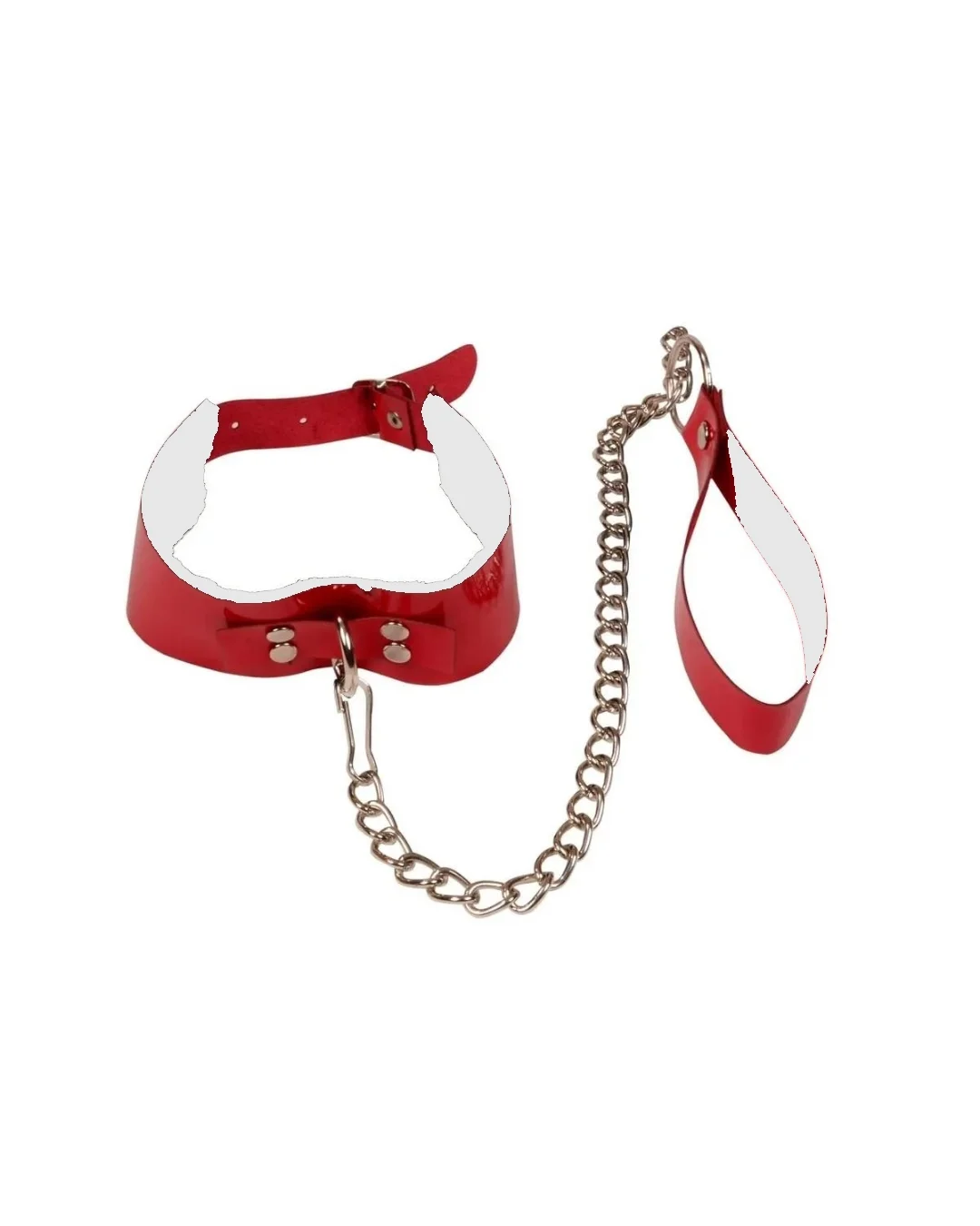 Fantezi Seksi Kırmızı Harness Tasma