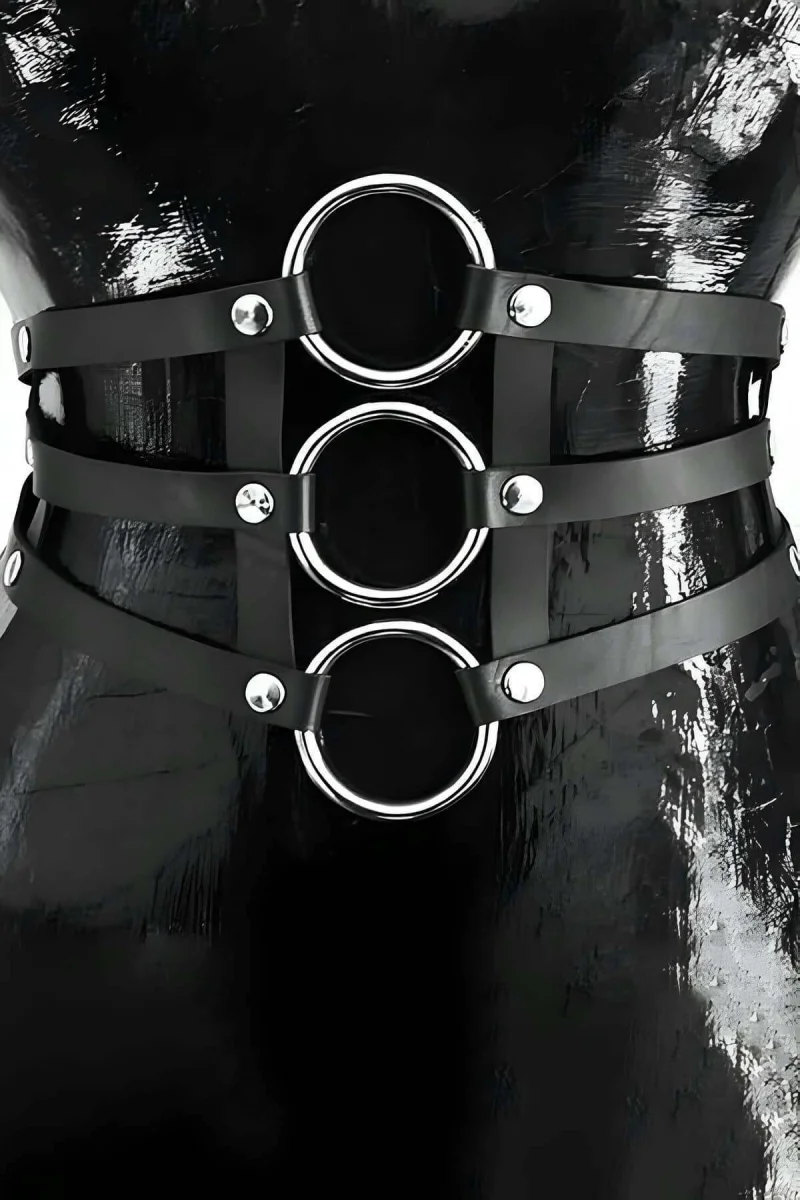 Fantazi Giyim Deri Korse - Brf436