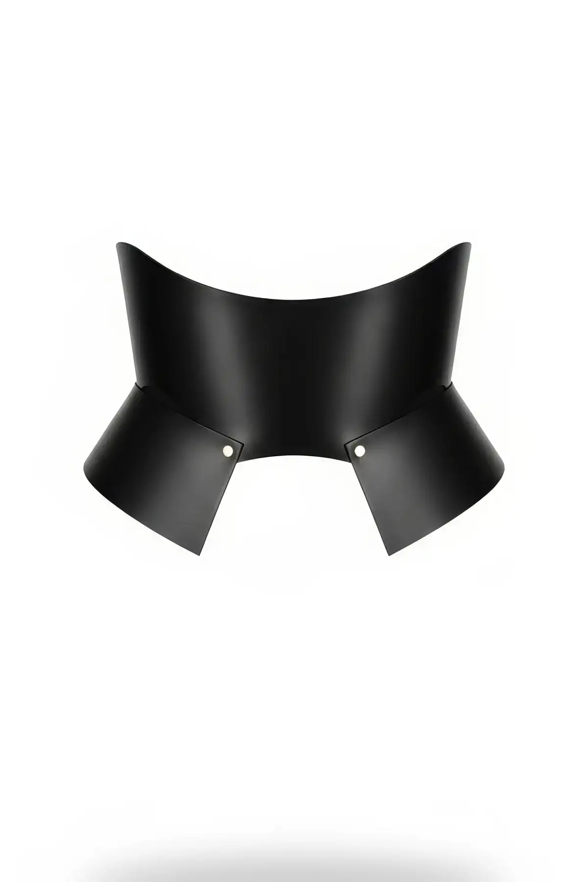 Siyah Deri Geniş Kadın Kemeri, Korse Deri Kemer - Brf611