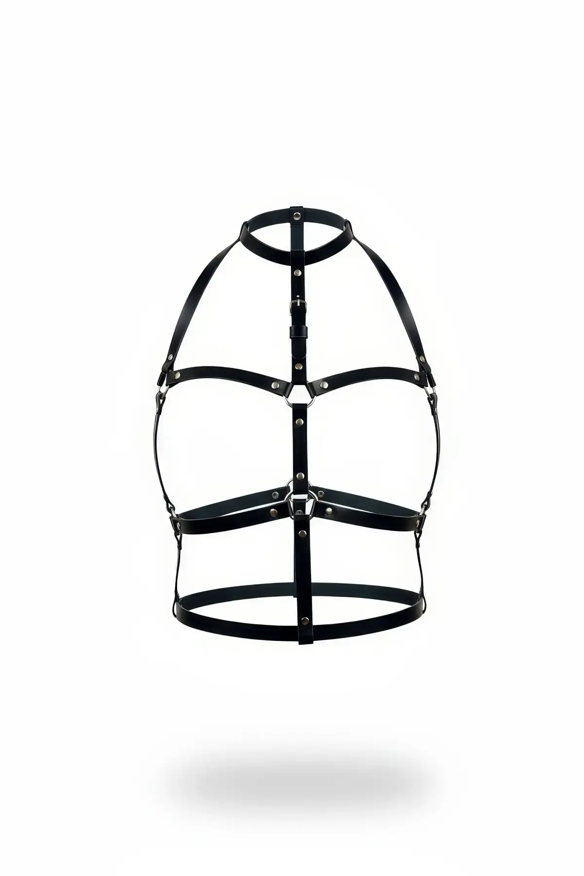 Siyah Kadın Kemer Çoklu Kemerli Vücut Aksesuarı - Brf106