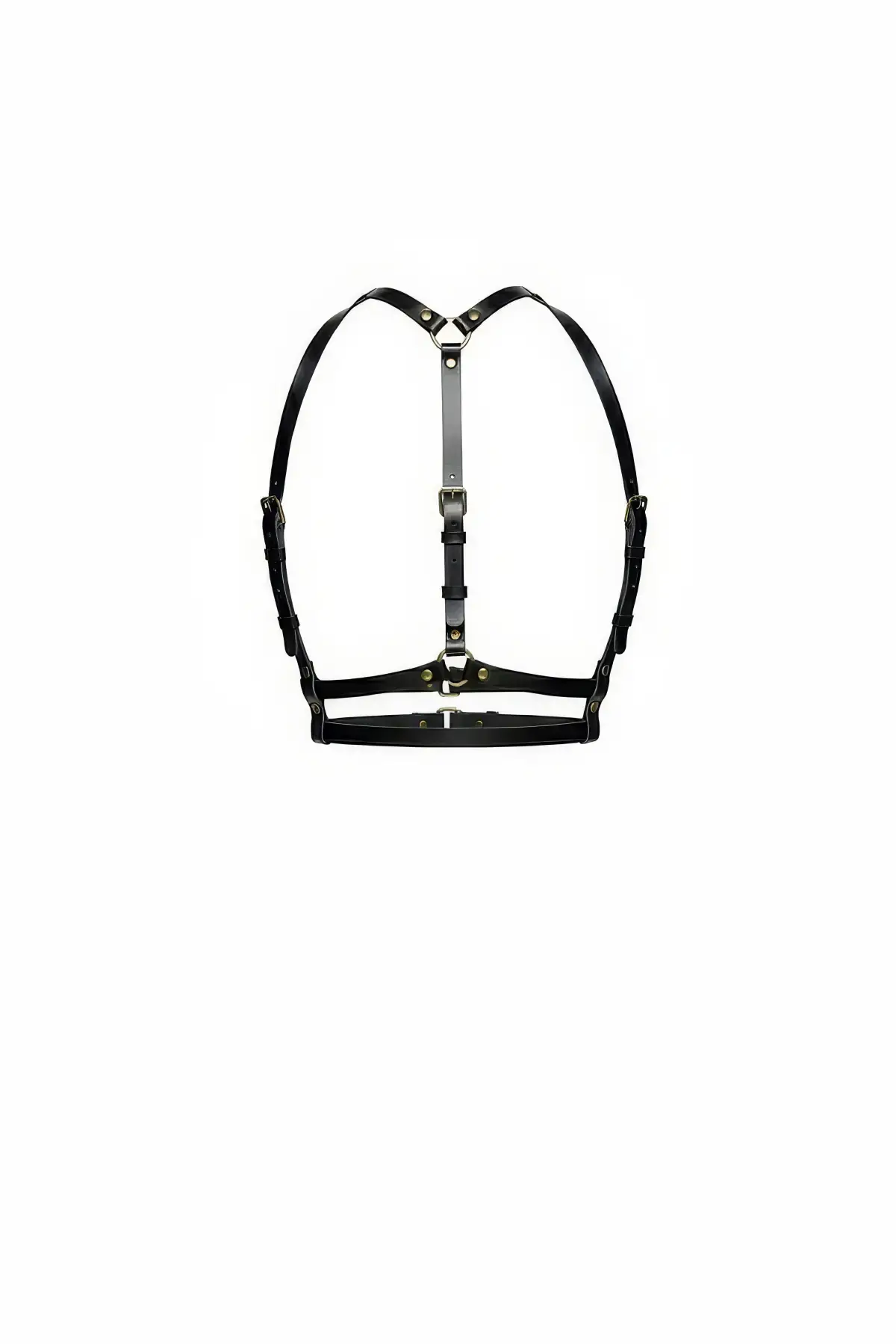 Siyah Kadın Kemer Deri Omuz Detaylı Vücut Kemer - Brf205