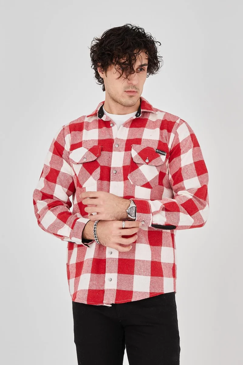 Oduncu Gömlek  - Pembe -