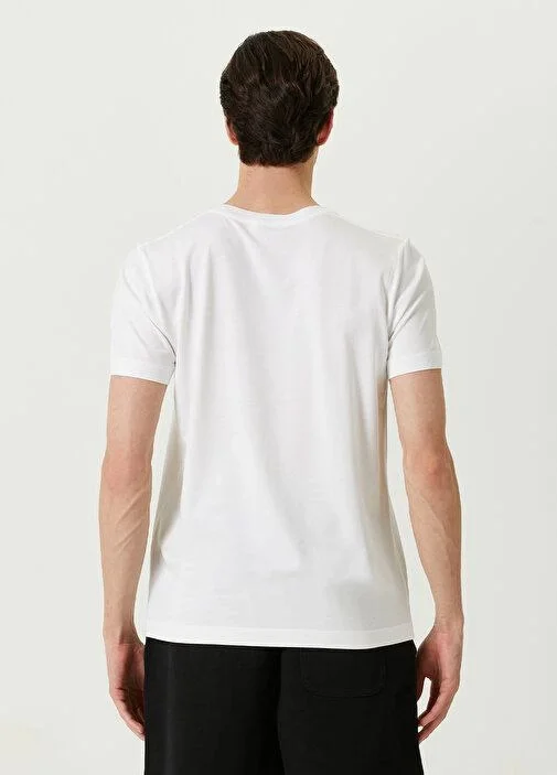 Basic Bisiklet Yaka Regular T-Shirt - Beyaz -