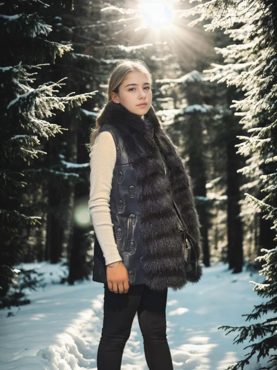 Kolsuz Fermuarlı Yelek - Lacivert -